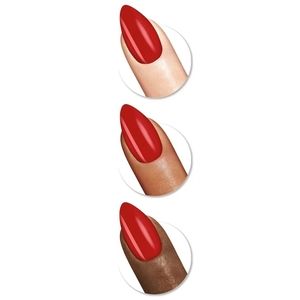 Sally Hansen Press On Nails Medium Almond Shape ASAP Apple Red